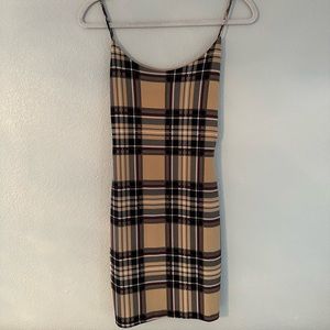 Cozy Fox Burberry Tartan Patterned Dress